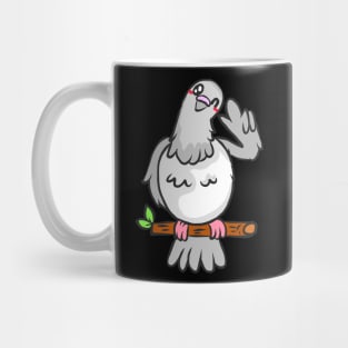 Dove peace faithful white gray bird love Mug